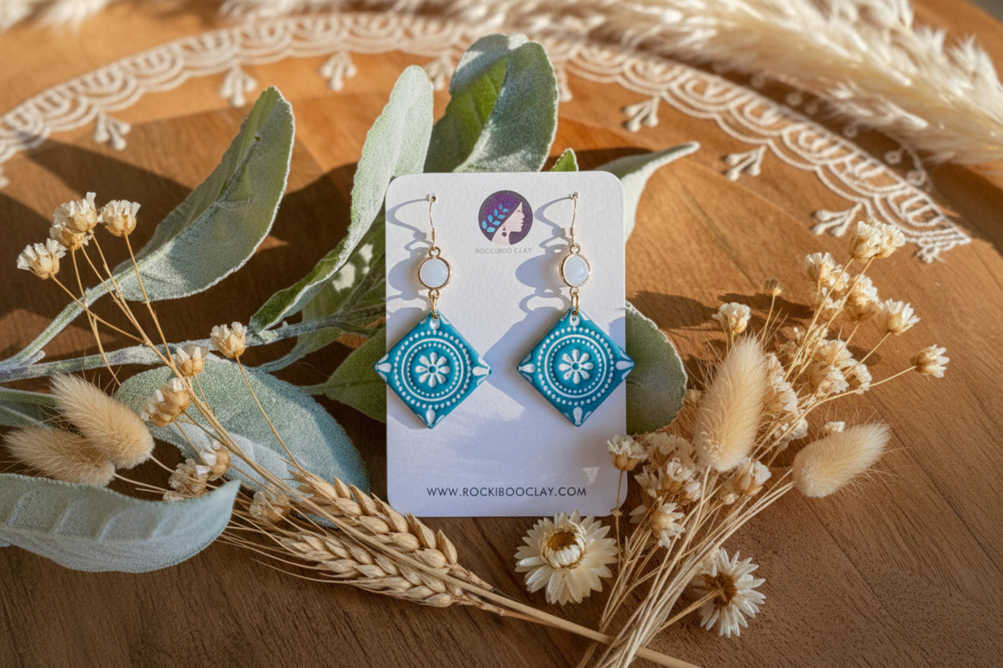 Spanish Tile Earrings