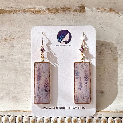 Lavender Field Earrings