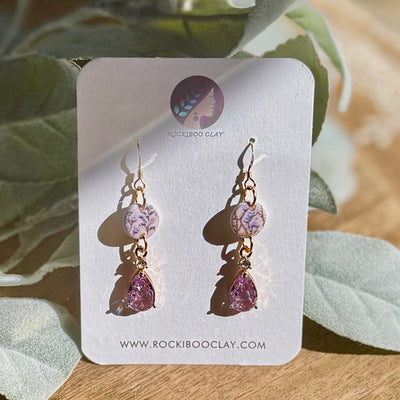 Lavender Field Earrings