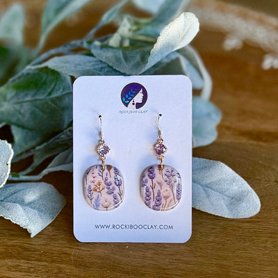 Lavender Field Earrings